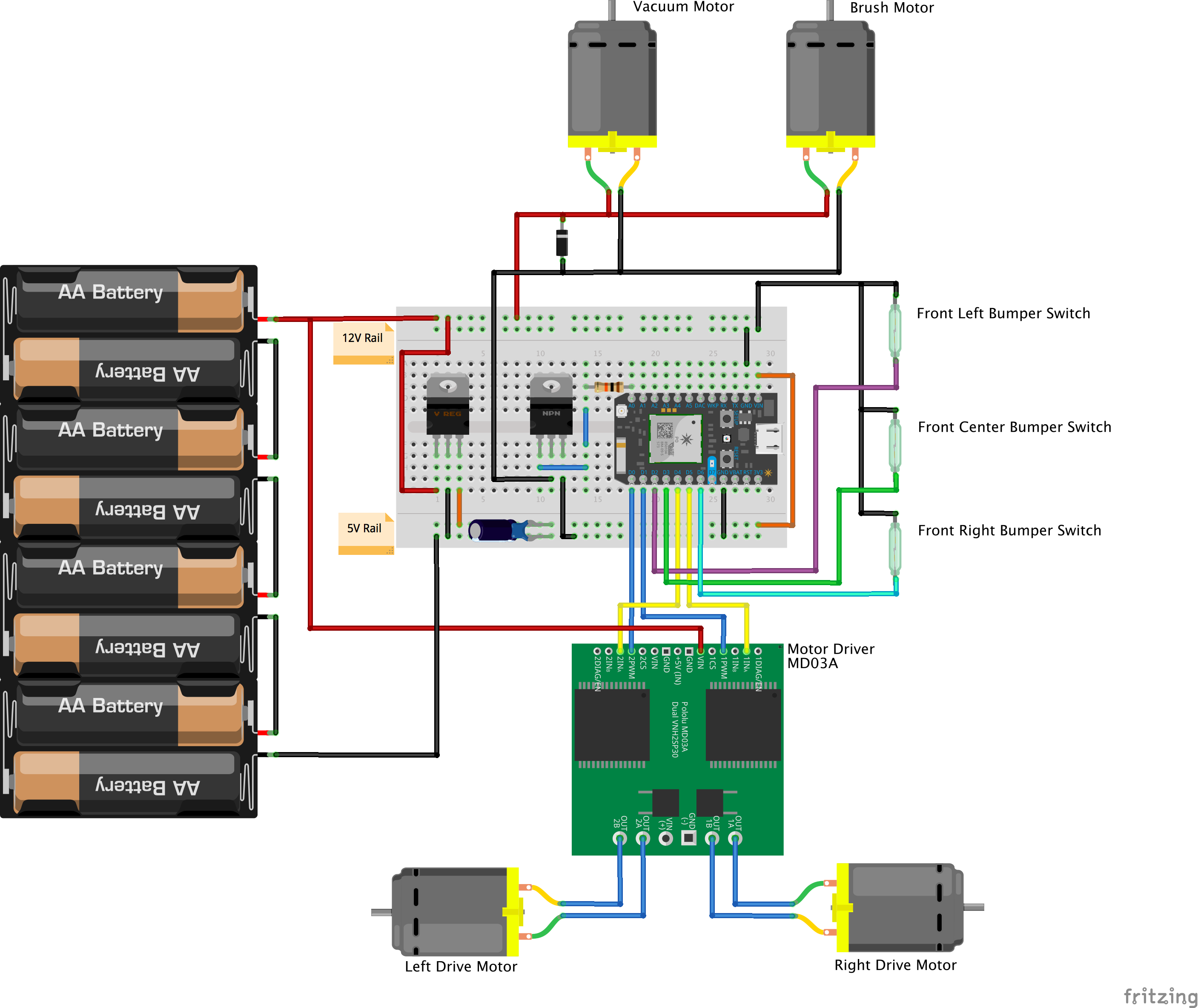 Breadboard diagram